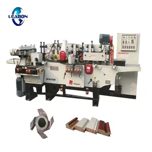 Nhà sản xuất gỗ Bốn bên planer moulder với 4 5 6 trục chính moulder Gỗ đánh bóng