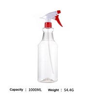 Bouteille de pompe de déclenchement de pulvérisation de jardin en plastique PE sérigraphiée vide personnalisée détergent liquide blanc brouillard étanche SHIFAN 500ml