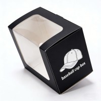 Casquette de baseball, écharpe, chapeau, accessoire de mode, boîte en papier personnalisée, vente en gros, boîte d'emballage biodégradable de haute qualité à bas prix