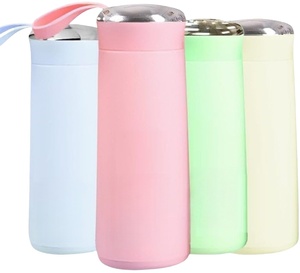Thermos créatif à la mode avec logo personnalisé, résistant aux hautes températures, bouteille d'eau en verre à double paroi - Product Image 4