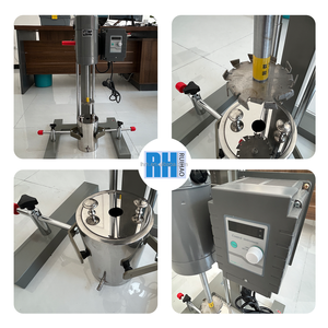 Agitatore a pale in acciaio inossidabile ad alta velocità per miscelazione di vernici, cosmetici e prodotti chimici con motore a spazzole - Product Image 6