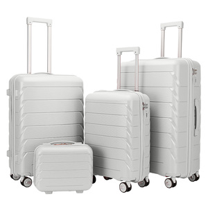 24 Inch Fashionable PP <strong>Suitcase</strong> Double Handles Large Capacity Waterproof Luggage Travel Silent Spinner Wheels Ultra <strong>Light</strong> TSA - Product Image 1