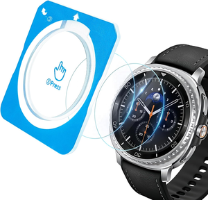 Protecteur d'écran de montre en verre trempé HD facile à installer pour Samsung Galaxy <span class=keywords><strong>Watch</strong></span> 8 40mm 46mm 44mm xiaomi Active 4 <span class=keywords><strong>huawei</strong></span> Fiy 4 Pro - Product Image 1