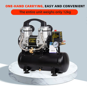 Compresseur d'air sans huile, mini compresseur portable silencieux 220V, spécial travail du bois, nouvelle pompe à air comprimé pour cloueuse - Product Image 1