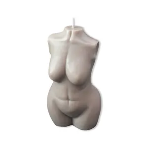 Candittle Decorative Soy Wax Novelty Scented Aroma Candle Unique Female Private Label Art Woman Body Shaped Candle Suppliers