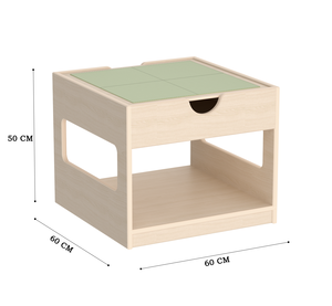 Table de construction en bois Montessori pour la maternelle, la garderie, les tout-petits, les enfants, les enfants, pour étudier ou dessiner, meubles - Product Image 2