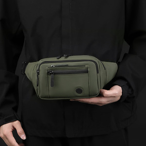 Multifunctional Unisex Barrel-shaped Chest Bag Outdoor Use <b>Waterproof</b> Zipper Custom Color Custom Logo Oxford Material - Product Image 6