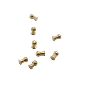 Perles en cuivre faites main DIY, fermoirs grenouille tête de moine et pinces à ongles pour la fabrication de bijoux, vente en gros, personnalisable en usine - Product Image 1