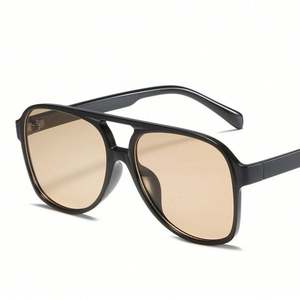 Nouvelles lunettes de soleil rétro pour hommes, monture large, style aviateur, imprimé léopard, surdimensionnées, pour femmes, tendance 2022 - Product Image 4