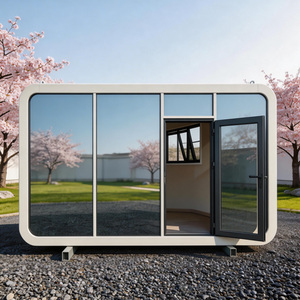 Cyber Apple Cabin Maison Mobile avec Fenêtre Panoramique Française pour Jardin Extérieur et Cabine de Loisirs - Product Image 6