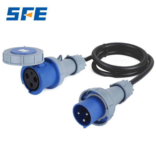 SFE 220-240V 63A Portable Extension Lead Cable IP67 Waterproof Extension Cords CE