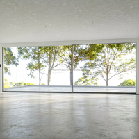 Portes extérieures en aluminium, porte coulissante, verre panoramique, villa en bord de mer, sécurité, isolation phonique, préservation de la chaleur, cadre fin