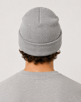 Bonnet en tricot 100% coton, doux, côtelé, chaud, extensible, pour l'hiver, streetwear, unisexe, logo personnalisé, vente en gros, bonnet ajusté, OEM