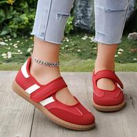 Baskets de marche d'hiver respirantes grande taille pour femmes 2025 – Nouveauté européenne et américaine, style rétro, couleurs assorties, chaussures plates, vente en gros