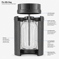 Draft Beer Keg 20l, Beer Keg Mini, Beer Keg Plastik, Beer Keg 30l, Supplier Beer Keg, Pengawetan Lebih Baik, Dapat Digunakan Kembali, Kokoh