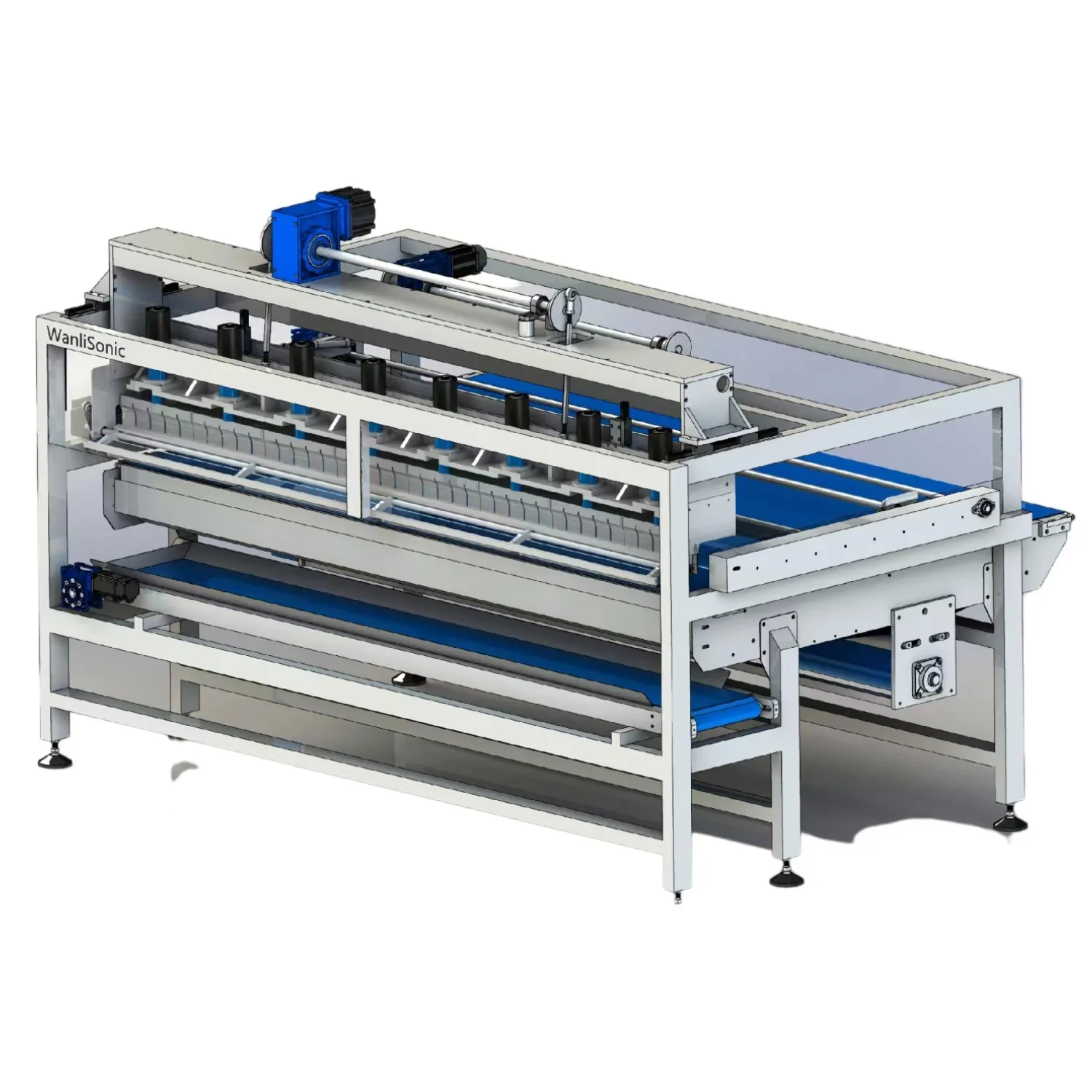 वानली मशीनरी फैक्ट्री अल्ट्रासोनिक टोस्ट ब्रेड स्लाइसिंग मशीन के साथ अच्छी गुणवत्ता की आपूर्ति करती है