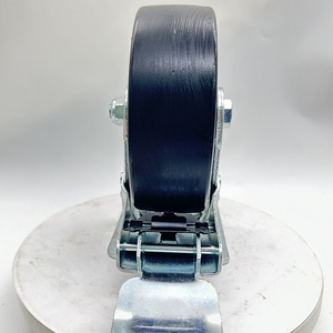 Roulettes en nylon VIMA silencieuses à charge élevée, robustes, à double roulement à billes pour équipement PA, chariots plats, roues pivotantes industrielles, 600 kg - Product Image 4