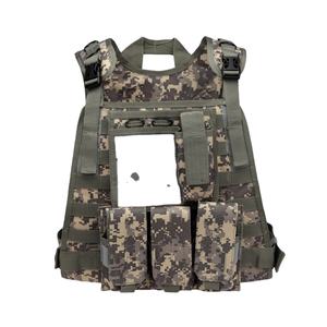 سترة تكتيكية بوليستر مموهة حاملة لوحات متعددة الوظائف للتدريب في الهواء الطلق معدات ميدانية CS خفيفة - Product Image 4