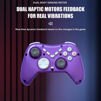 Manette de jeu sans fil 2.4G sans fil BT avec vibration pour téléphone portable, commutateur Android, PC, boîte TV pour Playstation 4 PS3 PS4 Switch 2