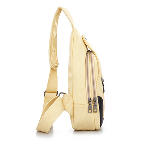 Sacs à bandoulière décontractés de sport de haute qualité en toile personnalisée pour hommes et femmes, imperméables, durables, avec fermeture éclair, sacs messager - Product Image 4