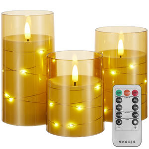 <span class=keywords><strong>Bougies</strong></span> de Noël d'éclairage audio et vidéo professionnelles pour les mariages et Diwali Décoration de maison festive et décorations de jouets de fête - Product Image 6