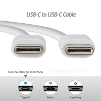 1M 2M 3M Rapid 5A Charge rapide Ladekabel PD Type C Type C Câble USB C Chargeur rapide Long pour téléphone 15 Plus Pro Max Imprimante