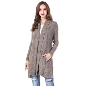 2023 venta al por mayor de alta calidad de moda suéter de Navidad ropa de mujer pit rib cardigan suéteres de otoño para mujer