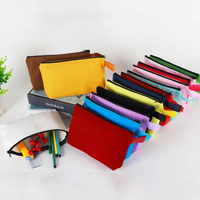 Trousse de Maquillage Grande Capacité Portable en Toile Souple avec Fermeture Éclair, Motif Lettres Personnalisé, Tendance et Amusante pour Filles - Offre Spéciale
