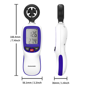 미니 디지털 풍속계 핸드 헬드 풍속 및 온도 미터 - Product Image 3