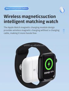 Venta caliente Reloj magnético Cargador inalámbrico Tres en uno Carga rápida Banco de energía portátil X - Product Image 3