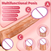 Dildo Grande de Silicona Líquida de Alta Calidad, Pene Artificial de Goma, Juguetes Sexuales para Mujeres