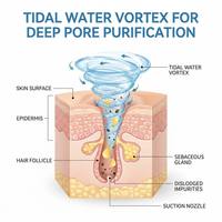 Appareil professionnel 14-en-1 pour soins liquides hydro-faciaux, peeling aquatique, rajeunissement cutané, soins du visage, du cuir chevelu et du corps, usage professionnel en salon