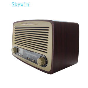 Radio Retro Skywin con altavoz, ranura para tarjetas USB, SD y TF, radio FM/AM, reloj despertador para uso doméstico. - Product Image 2