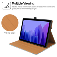 Bojin Premium PU cuir Folio support tablette étui pour Samsung Galaxy Tab A7 10.4 pouces 2022/2020 T500