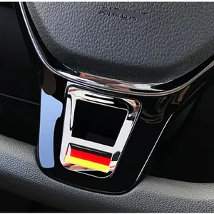 Fundas Adhesivas para <span class=keywords><strong>Volante</strong></span> de Coche con ABS para Volkswagen Golf 7 GTi MK7 Polo 2014-2015 Passat B7/B8 <span class=keywords><strong>MK6</strong></span> <span class=keywords><strong>Jetta</strong></span> - Product Image 3