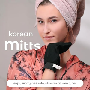 Gants exfoliants colorés de qualité supérieure, taille moyenne, pour le corps, gant de bain turc Hammam avec massage pour éliminer les peaux mortes - Product Image 2