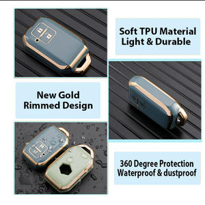Nouvelle coque de clé de voiture en silicone TPU à 2 boutons pour <span class=keywords><strong>Suzuki</strong></span> <span class=keywords><strong>Wagon</strong></span> <span class=keywords><strong>R</strong></span> <span class=keywords><strong>Plus</strong></span> 1999-2000 Accessoires de clé de voiture - Product Image 3