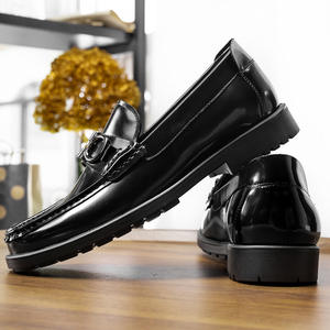 Chaussures habillées classiques pour hommes, idéales pour mariage et soirée, à bout pointu, à lacets, en cuir véritable, antidérapantes, respirantes, pour le bureau et les occasions formelles - Product Image 4