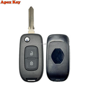 Coque de clé de voiture à télécommande rabattable avec lame de remplacement HU136te pour Renault Kadjar Megane Logan Duster Sandero Oroch Clio5 Twingo - Product Image 1