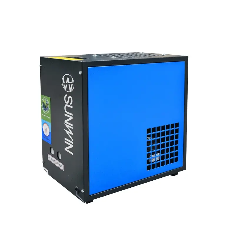 Small size refrigerant dryer for portable air compressor