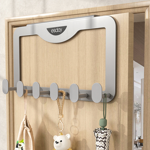 Nouveau <span class=keywords><strong>porte</strong></span>-manteau mural en métal carré pour salon, chambre à coucher, <span class=keywords><strong>porte</strong></span>, rangement pour sacs, <span class=keywords><strong>salle</strong></span> <span class=keywords><strong>de</strong></span> <span class=keywords><strong>bain</strong></span>, sans perçage, <span class=keywords><strong>porte</strong></span>-serviettes - Product Image 2