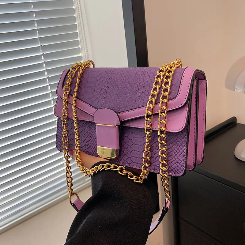 2023 New Style Crocodile Grain Designer borse a tracolla da donna marche famose borse a tracolla di moda borse di qualità a catena per le donne