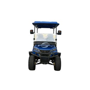 Voiturette de golf électrique tout-terrain personnalisée 4 places avec boîte de rangement - Product Image 2