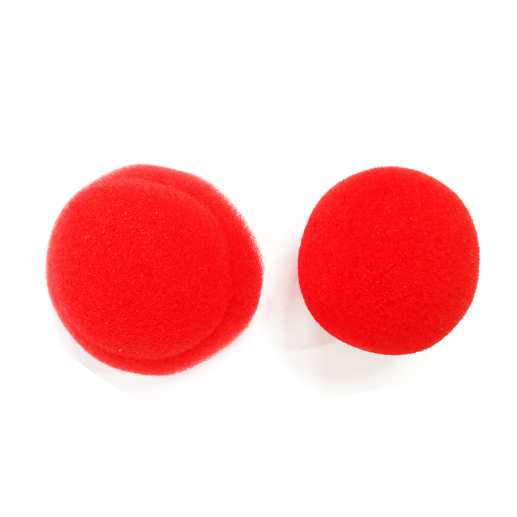 ZJKS Starter magic props red sponge ball to square magic ball tricks