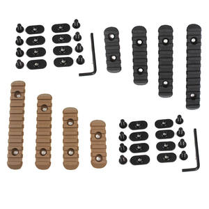 Kit de sección de riel de nailon directo de fábrica para guardamanos MOE <span class=keywords><strong>L2</strong></span> L3 L4 L5 tamaños 20mm ancho 4 Uds conjunto de riel - Product Image 2