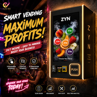 Distributeur automatique de snus ZYN mural avec scanner d'identification, SDK ouvert et API, contrôle cloud, pour bars et discothèques
