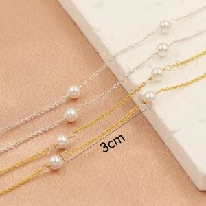 Chaîne en or véritable 14 carats rempli de perles <span class=keywords><strong>SWAROVSKI</strong></span> pour la fabrication de bracelets et de colliers en DIY, vente en gros de chaîne en or 14 carats rempli de perles - Product Image 5