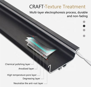 Aluminum Gola Profile C Handle Concealed Kitchen Cabinet Door <strong>Pull</strong> Handle with <strong>Light</strong> LED Aluminum <strong>Light</strong> <strong>Pulls</strong> - Product Image 3