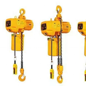 รอกโซ่ไฟฟ้า 4400 ปอนด์ 2 ตัน รอกยกอุตสาหกรรม 2T พร้อมตะขอ ความเร็วเดี่ยว/คู่ สำหรับคลังสินค้า โรงงาน เครนเหนือศีรษะ - Product Image 5