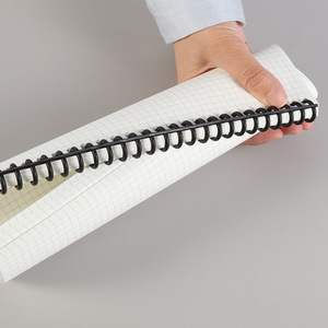 30 lỗ Loose-Leaf DIY Nhựa ràng buộc Vòng mùa xuân xoắn ốc nhẫn cho A4 A5 A6 máy tính xách tay giấy tổ chức cho văn phòng giáo viên - Product Image 4